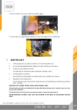 Предварительный просмотр 63 страницы Enarco CRENA 22 Instruction Manual