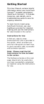 Предварительный просмотр 4 страницы Enbrel AutoTouch Connect User Manual