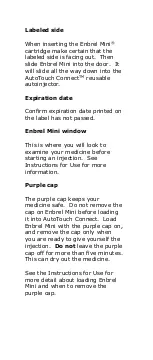 Предварительный просмотр 15 страницы Enbrel AutoTouch Connect User Manual