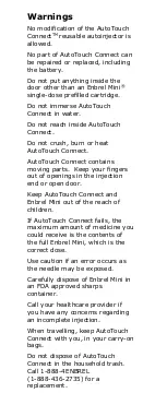 Предварительный просмотр 31 страницы Enbrel AutoTouch Connect User Manual