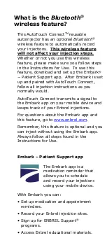 Предварительный просмотр 32 страницы Enbrel AutoTouch Connect User Manual