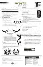 enbrighten RGBLL / 72 / 6 / 18 / 2 Manual предпросмотр