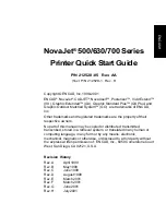 Preview for 1 page of ENCAD 212528-05 Quick Start Manual