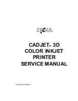 Предварительный просмотр 1 страницы ENCAD CADJET Service Manual