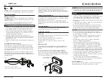 Encision AEM Cord  ES4007 Instructions For Use & Care предпросмотр