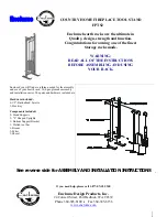 Enclume COUNTRY HOME FIREPLACE TOOL STAND FPTS2 Assembly And Installation Instructions предпросмотр