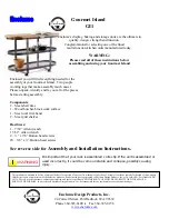 Enclume Gourmet Island GI1 Instructions preview