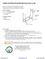 Предварительный просмотр 2 страницы Enclume LR1A Assembly And Installation Instructions