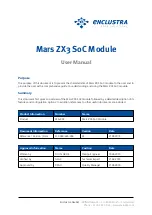 Enclustra MA-ZX3 User Manual preview