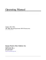 Encom ENC-900 Operating Manual preview