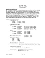 Предварительный просмотр 2 страницы ENCON SAF-T-FLO STF30 Series Installation, Operation And Maintenance Manual