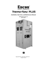 Preview for 1 page of ENCON Therma-Flow PLUS Installation, Operation And Maintenance Manual