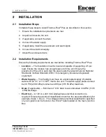 Preview for 7 page of ENCON Therma-Flow PLUS Installation, Operation And Maintenance Manual