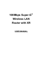 Предварительный просмотр 1 страницы Encore 108MBPS SUPER-GWIRELESS LANROUTER WITH XR User Manual