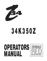 Encore 34K350Z Operator'S Manual предпросмотр