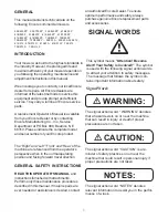 Preview for 2 page of Encore 52K23A Prowler Mid-Cut Operator'S Manual