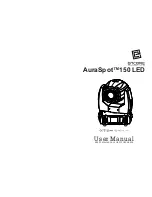 Предварительный просмотр 1 страницы Encore AuraSpot 150 LED User Manual