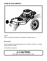 Предварительный просмотр 7 страницы Encore Classic 26SP100 Operator'S & Parts Manual