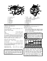 Предварительный просмотр 9 страницы Encore Classic 26SP100 Operator'S & Parts Manual