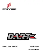 Encore DART ED34FS600V Operator'S Manual предпросмотр