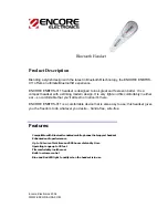 Encore ENBTHS-011 Datasheet предпросмотр