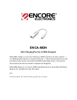 Encore ENCA-MDHP Datasheet предпросмотр