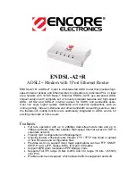 Предварительный просмотр 1 страницы Encore ENDSL-A2+R Specifications