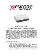 Preview for 1 page of Encore ENDSL-A2+R2 Specifications