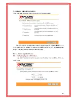 Предварительный просмотр 33 страницы Encore ENDSL-A2+WIGX2 User Manual