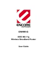 Preview for 1 page of Encore ENH-WI-G User Manual