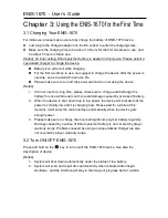 Предварительный просмотр 7 страницы Encore ENIS-1670 User Manual