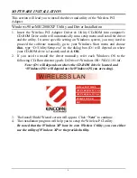 Preview for 9 page of Encore ENL-WI-G User Manual