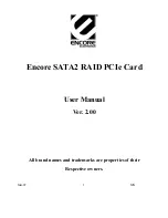 Encore ENLSA2-2C-PCIE User Manual preview