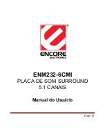 Предварительный просмотр 13 страницы Encore ENM232-6CMI User Manual