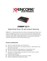 Предварительный просмотр 1 страницы Encore ENMMP-X211 Specifications