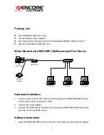 Предварительный просмотр 2 страницы Encore ENPS-MF2 Quick Installation Manual