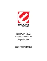 Preview for 1 page of Encore ENPUH-302 User Manual