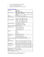 Preview for 2 page of Encore ENPWI-N Specifications