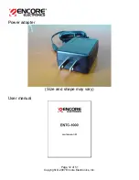 Предварительный просмотр 12 страницы Encore ENTC-1000 User Manual