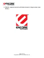 Preview for 40 page of Encore ENTC-1000 User Manual