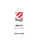 Preview for 1 page of Encore ENUTV User Manual