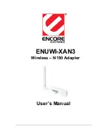 Encore ENUWI--XAN3 User Manual preview