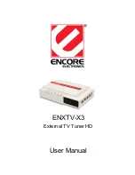 Предварительный просмотр 1 страницы Encore ENXTV-X3 User Manual