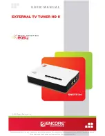 Preview for 1 page of Encore ENXTV-X4 User Manual