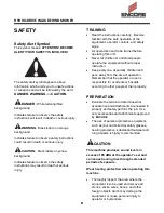 Предварительный просмотр 8 страницы Encore EW36FS481VH Operator'S Manual