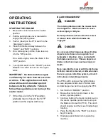 Preview for 19 page of Encore RAGE ER48FX730VX Operator'S Manual