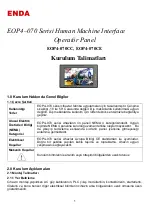 ENDA EOP4-070 Series Installation Instructions Manual preview