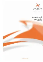 Endace DAG 3.7G Series User Manual preview