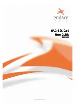 Endace DAG 4.2S User Manual предпросмотр