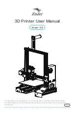 Preview for 1 page of Ender Ender-3 E User Manual